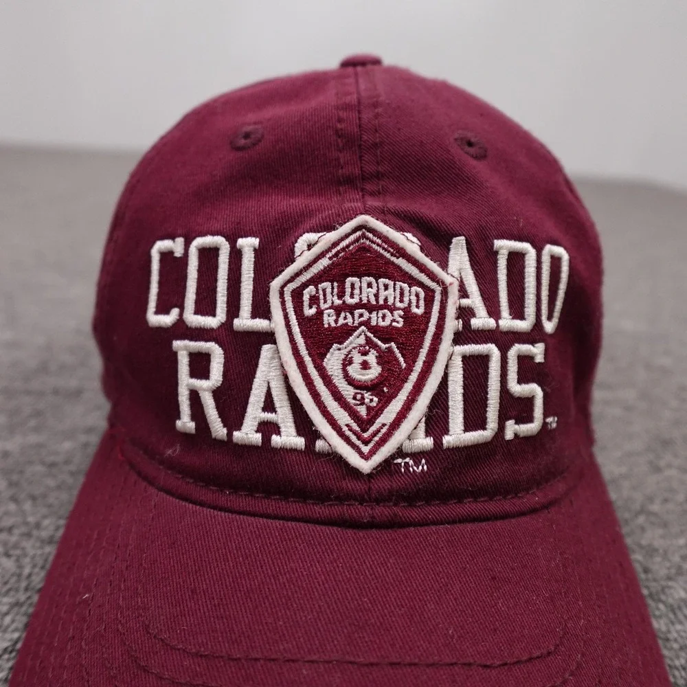 Colorado Rapids‎ Hat Cap Fitted Mens One Size Red MLS Soccer Adidas Superflex
